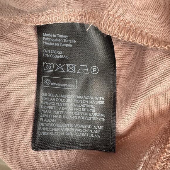 H&M Crushed Velvet Pink Cami Small - Picture 5 of 5